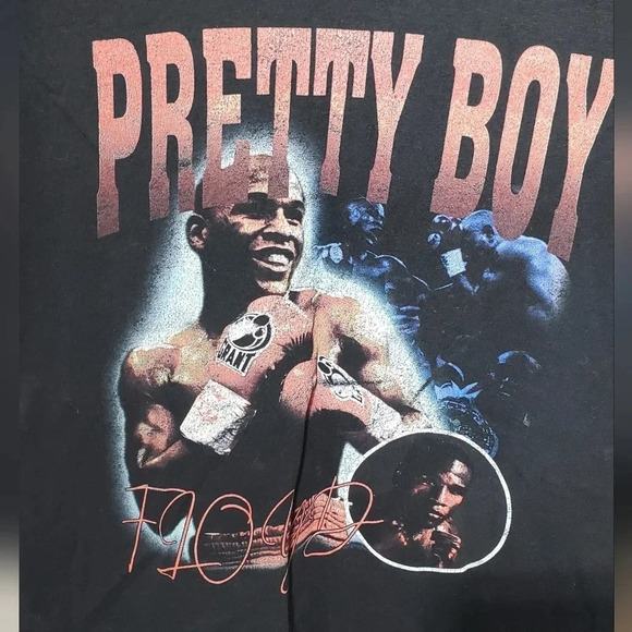 Y2K Floyd "Pretty Boy" Mayweather Graphic T-Shirt Size Medium‎ - Picture 2 of 6